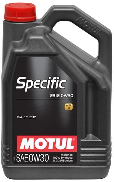 Ulei de motor sintetic MOTUL SPECIFIC 2312 0W30, 5 litri